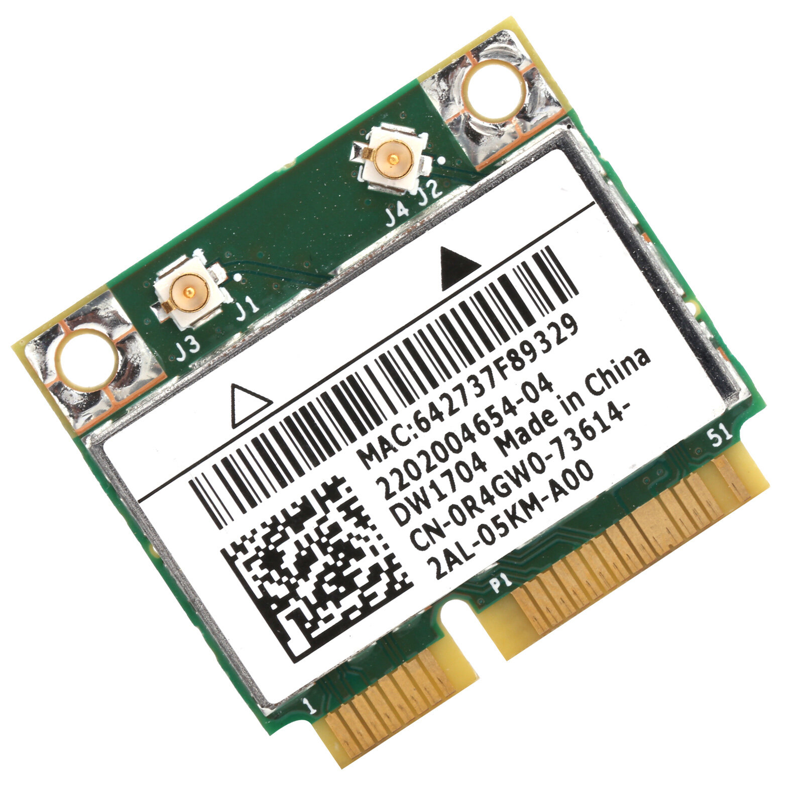Сетевой адаптер bcm943142hm для Dell, WiFi Bluetooth, с аккуратным обрезом, легкая установка