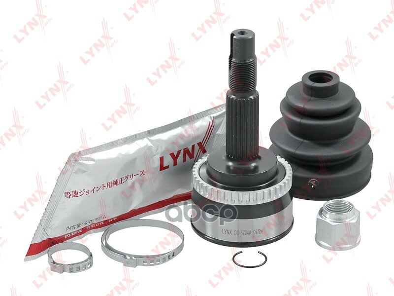 ШРУС наружный с ABS NISSAN Almera(N15) 1.6-2.0D 95-00/Sunny 1.6-2.0 92-95 LYNXauto арт. CO-5724A