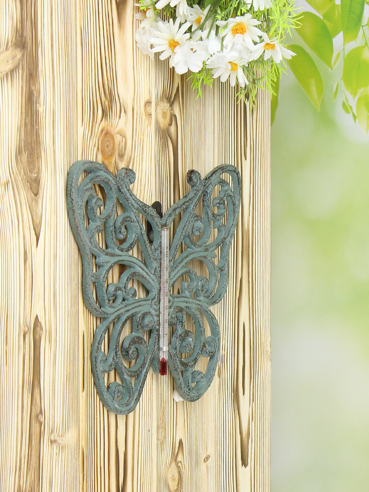 Термометр бабочка 19*19*1см Металл Iron Garden KSVA-YM-TH-5048