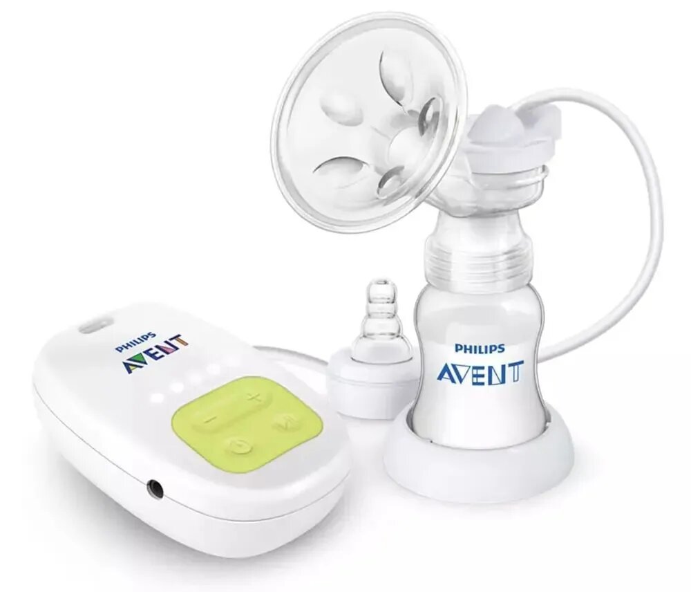Изображение PHILIPS AVENT SCF902 Односторонний электрический молокоотсос Электрический + ручной двойного использования