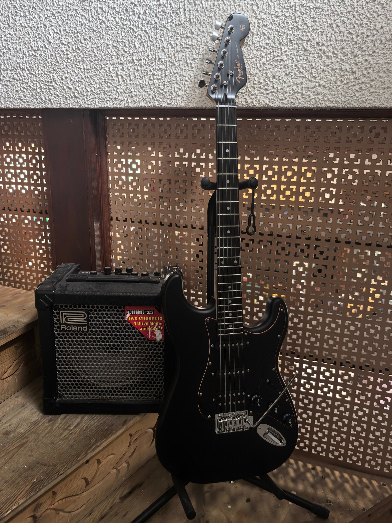 5в1 комплект Fende Stratocaster электрогитара. Профессиональная электрогитара+ комплект