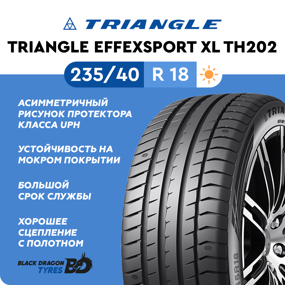 Летние шины Triangle EffeXSport XL TH202 235/40 R18 95Y для легкового автомобиля