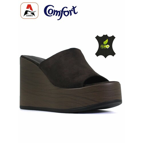фото Босоножки asbro, размер 40, коричневый