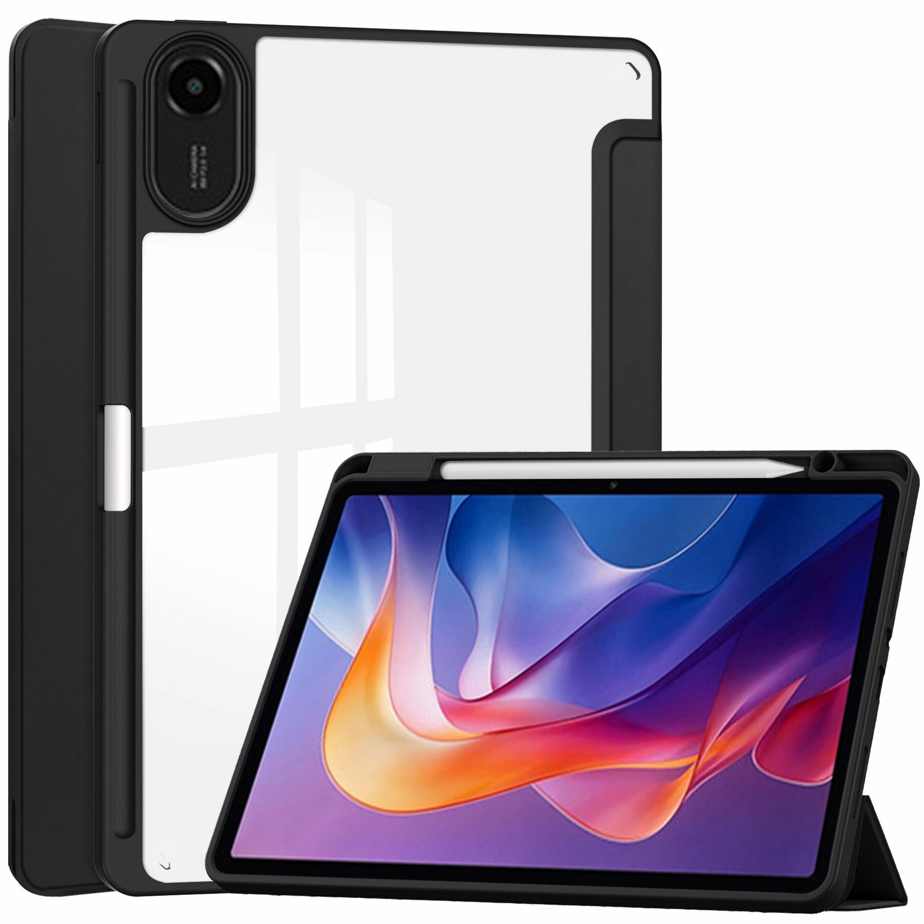 Чехол для Xiaomi Redmi Pad 2 11" 2025, Прозрачная задняя крышка