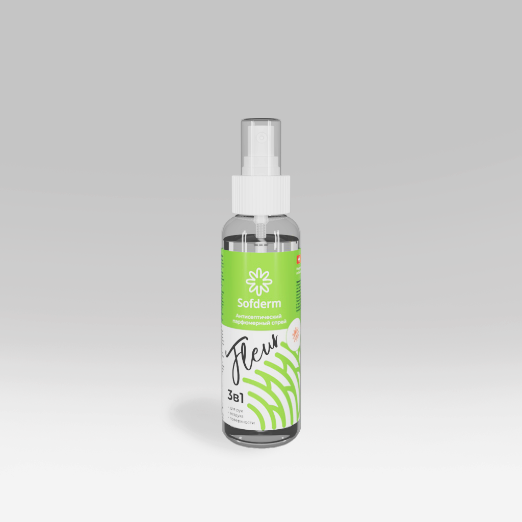Антисептик для рук Sofderm Fleur 200ml С парфюмированным ароматом