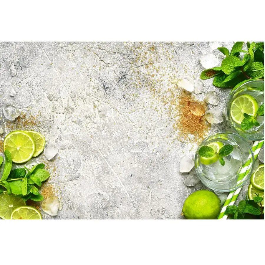 Салфетка скатерть из ПВХ 60 см  лайм  влагостойкая  легко чистится  для сервировки