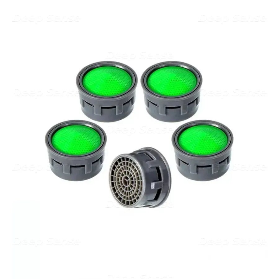 Изображение Аэратор для смесителя, 10 штук, диаметр 21 мм внешний, водосберегающий сменный бескорпусный фильтр на кран