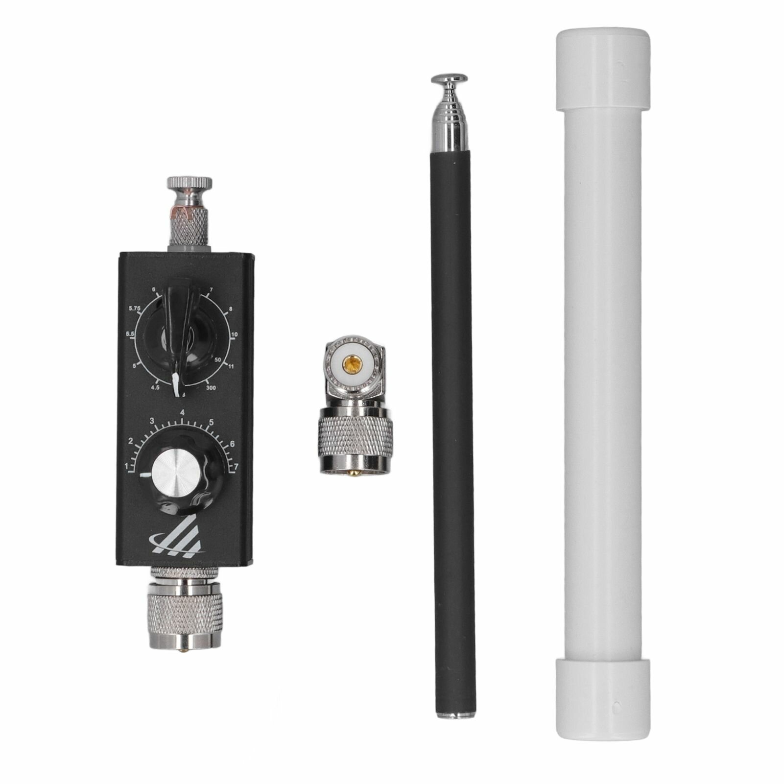 Антенна КВ QRP Shortwave HF Full Band Tuned FM Aviation UV для приема и передачи сигнала, портативная, легкая установка, снижение интерференции, долговечный алюминиевый сплав и сталь