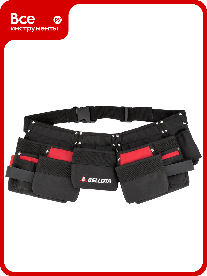 Пояс для инструмента  сумка   ремень  Bellota с 7 карманами текстиль PN7BOL