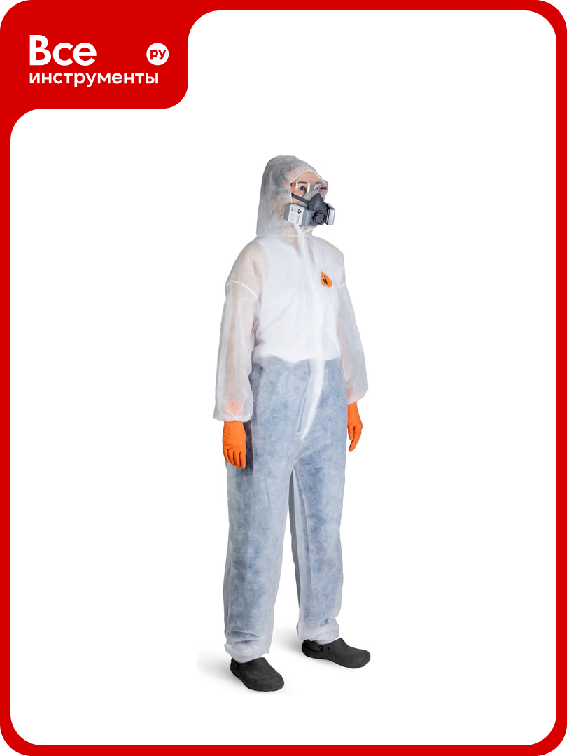 Защитный дыщащий комбинезон Jeta Safety Каспер плотность 40 г/м² размер 54-56/XXL JPC-100-XXL