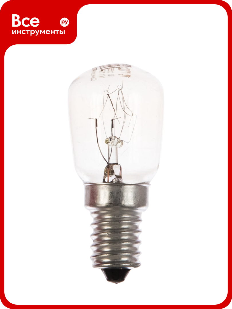 Лампа накаливания для холодильников и швейных машин Camelion MIC 15/P/CL/E14 12116