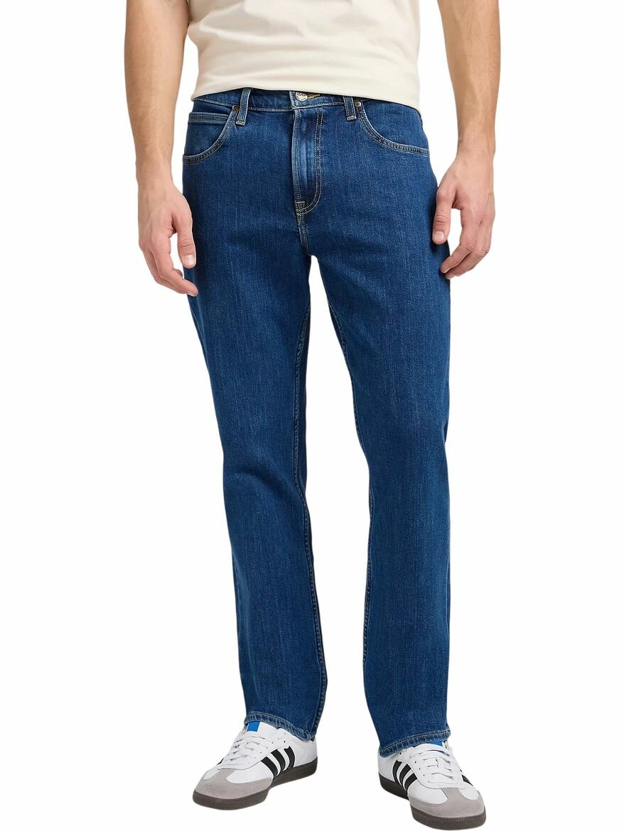 Джинсы Lee Men Brooklyn Straight Jenas, размер 32/32, cиний