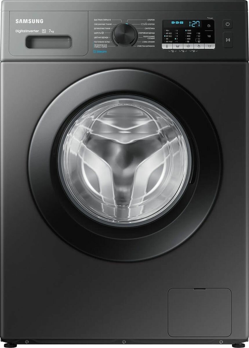 Стиральная машина Samsung WW70AG5S20CX/LP WW5100A Инокс, 60х45 см, 7 кг, пар, инвертор