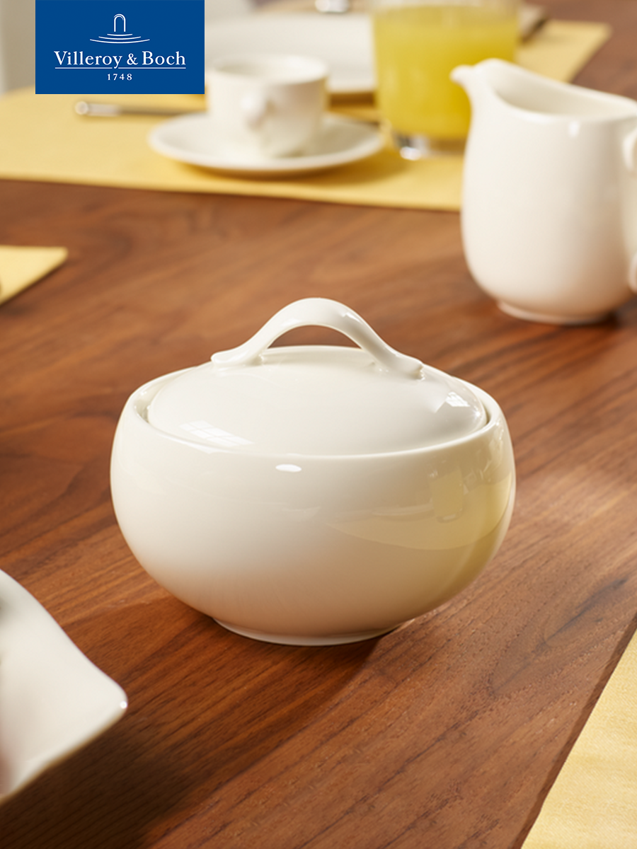 Сахарница с крышкой 450 мл, New Cottage, Villeroy & Boch, Премиум-Фарфор