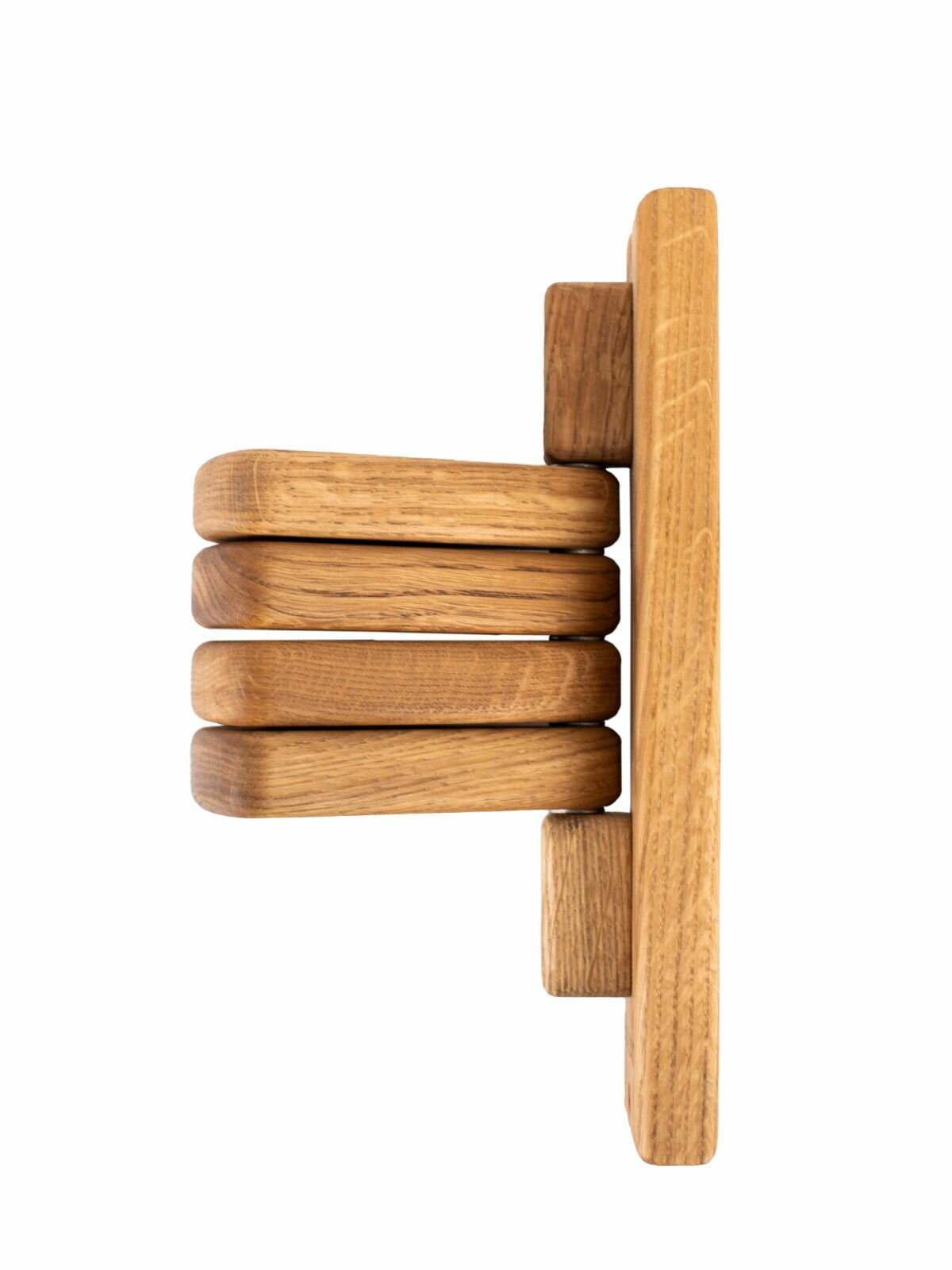 Полка для масел Woodson "Эдельвейс", дуб, бежевый, 26х13х14 см — фото 1