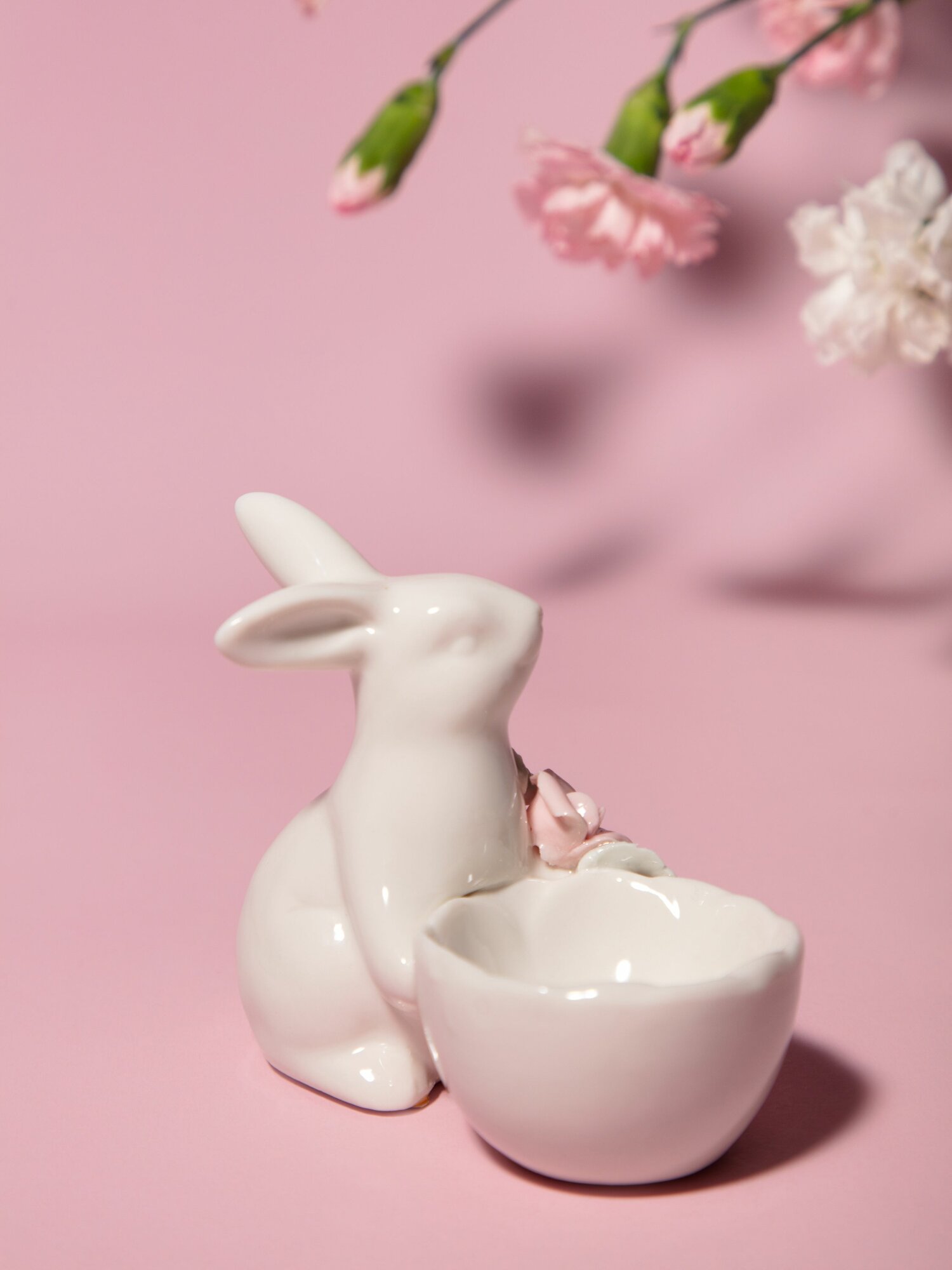 Подставка под яйцо Lefard "Пасха. Кролик", сервировочная, фарфоровая — фото 1