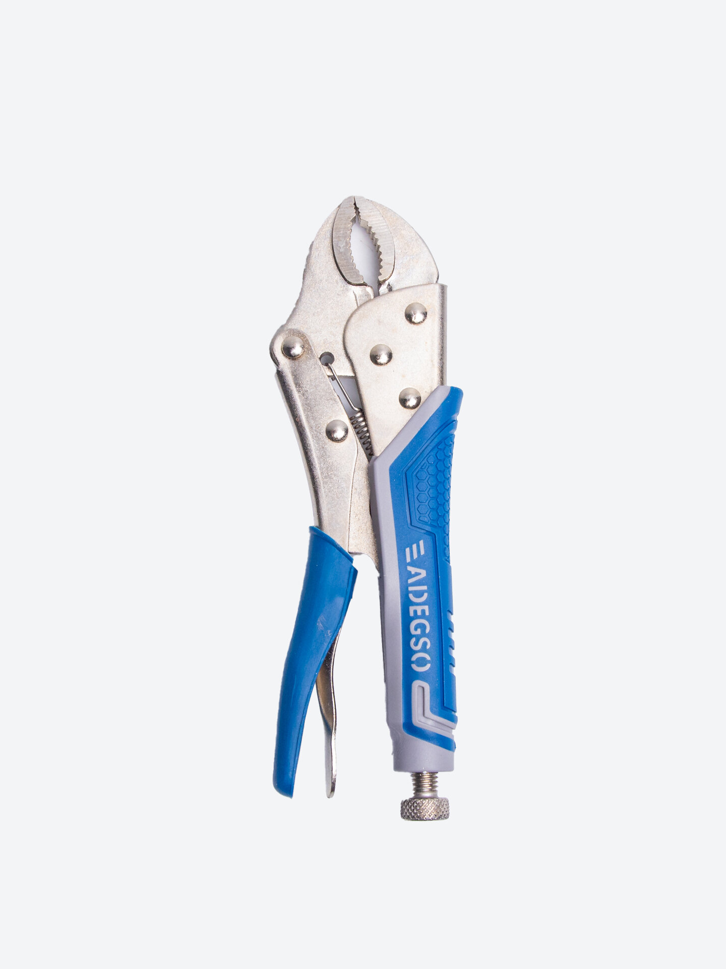 Зажим ADEGSO AD-10074, с фиксатором, сталь, ручки, длина 250мм