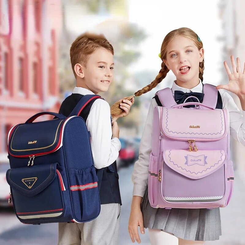 Картинки Рюкзак Xiaomi Mijia детский декомпрессионный, школьный ранец, легкий водонепроницаемый, школьные ранцы