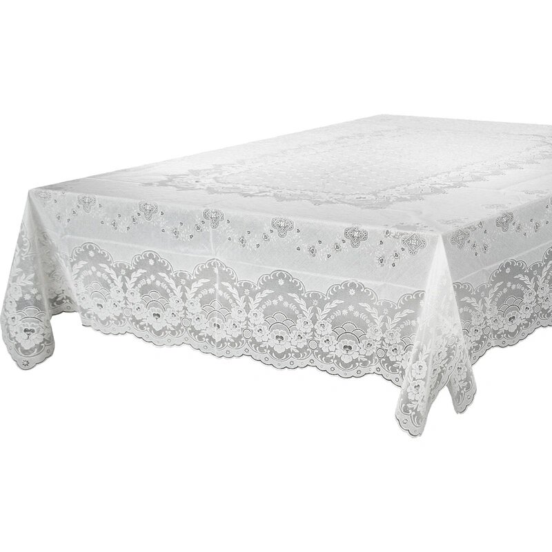 Скатерть Niklen кружевная 100  ПВХ 137х180 см 1289