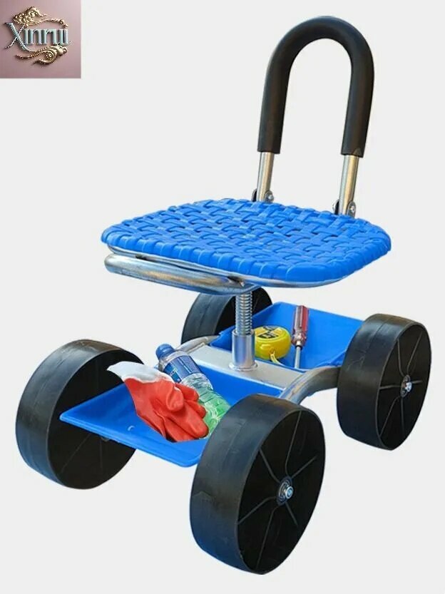 Садовый стул ABS пластик Металл 31х47х35 см 1 шт