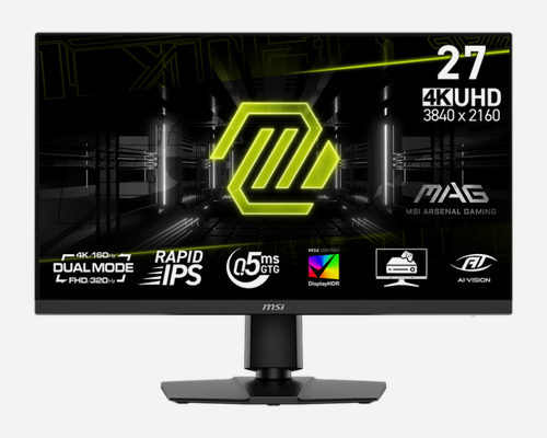 Изображение товара 27" Монитор MSI MAG 272URDF E16, 3840x2160, 160 Гц, IPS, 1000:1, 400 Кд/м², черный