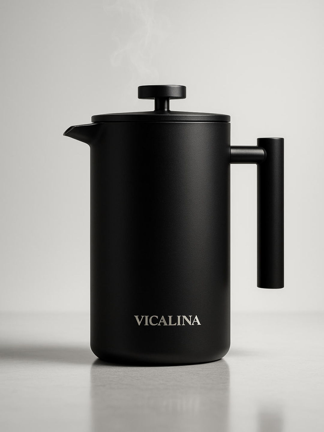 Стеклянный чайник френч-пресс для кофе и чая VICALINA, 1000 мл