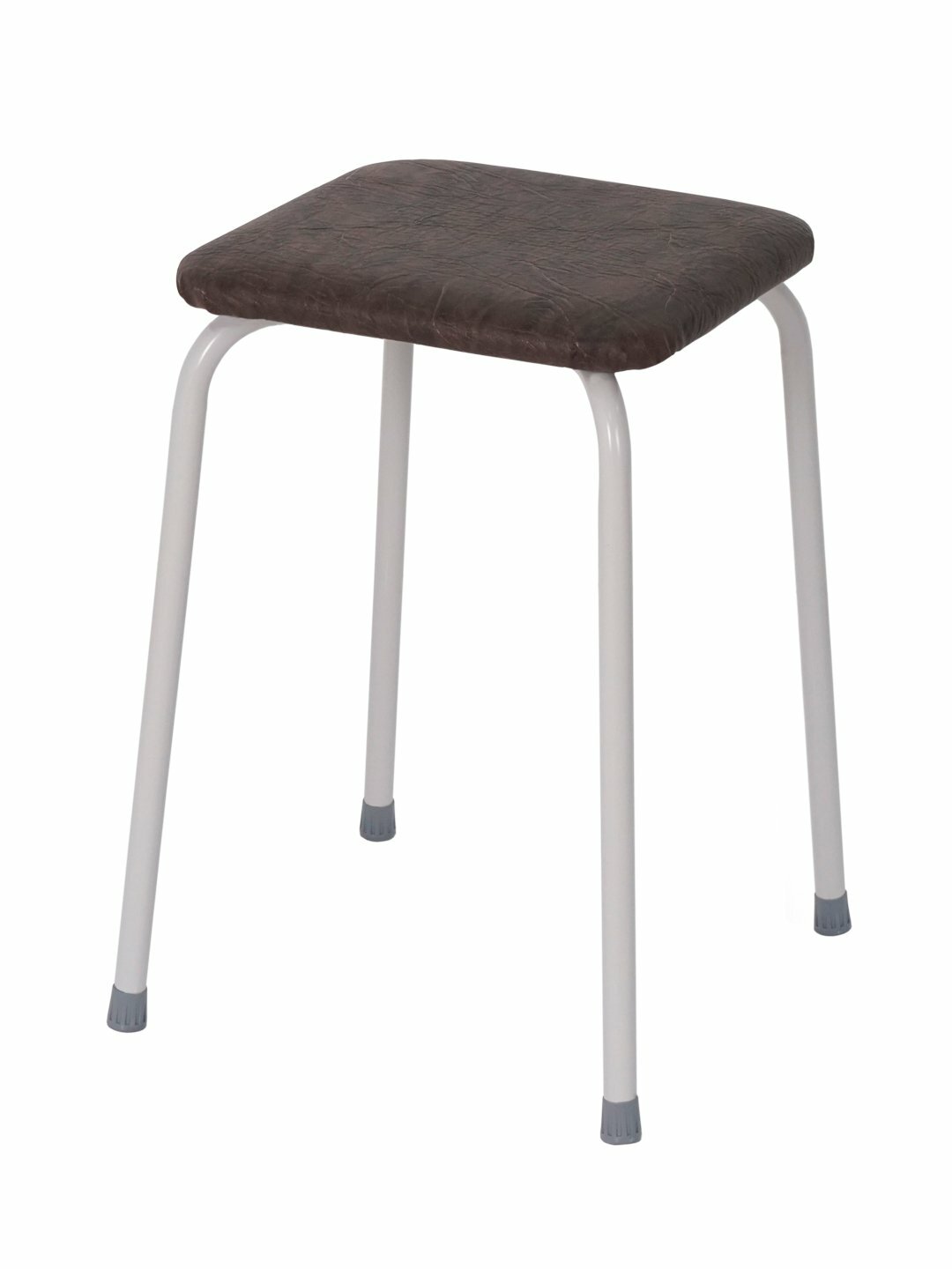 Табурет квадратный 30х30 см, мягкое сиденье, прочный металлический каркас, кухонный табурет стул пуфик, ЗМИ «Пенёк» — фото 1