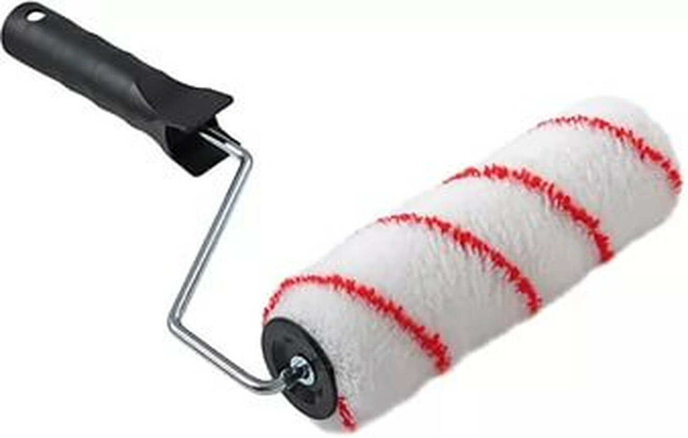 Валик малярный T4P ToolBerg 0095180 с ручкой велюровый 11x180x48 мм