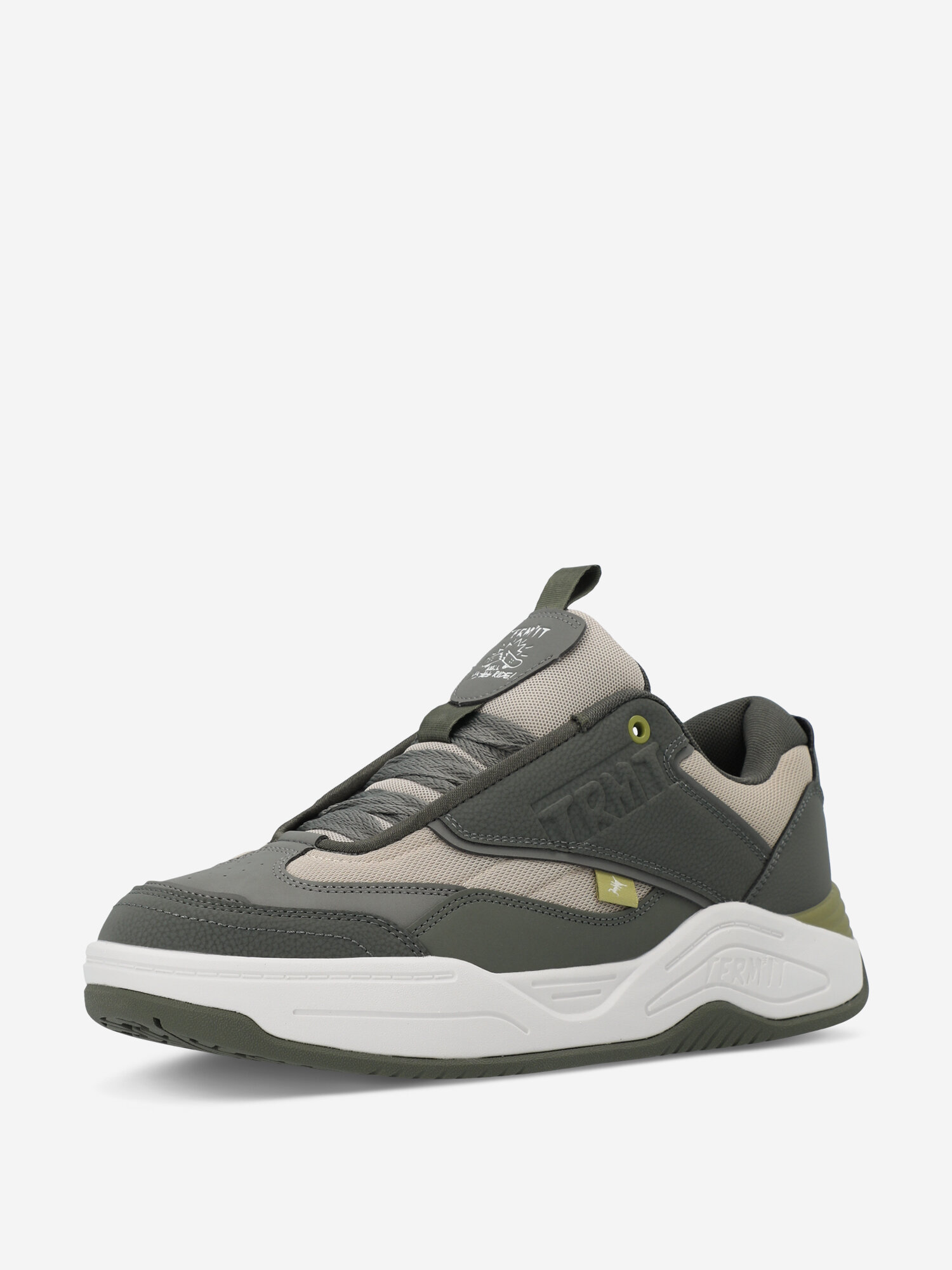 Кеды Termit скейтбординг, размер 8, зеленый — фото 1