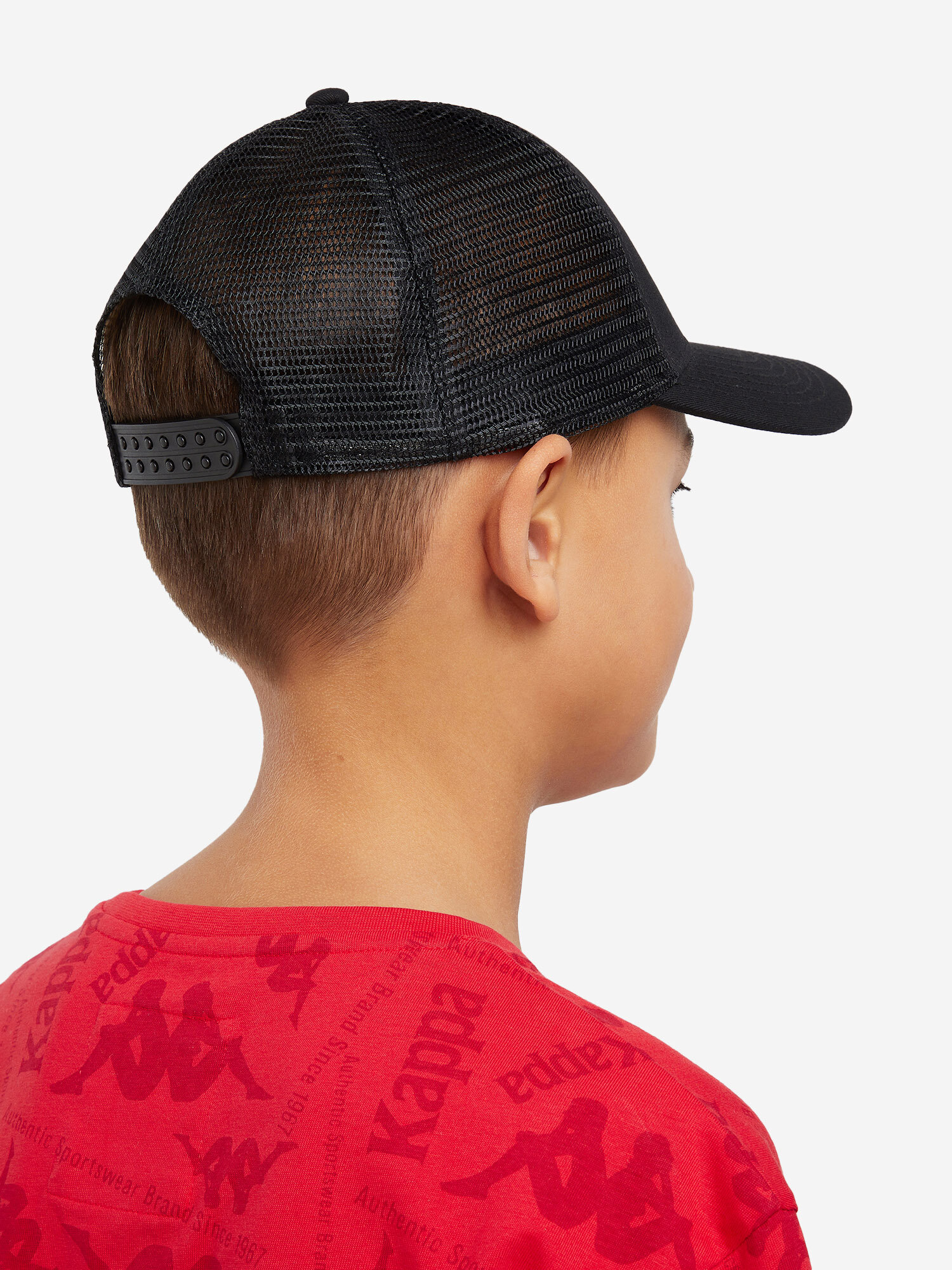 Бейсболка Kappa для мальчиков, размер 54, черный — фото 1