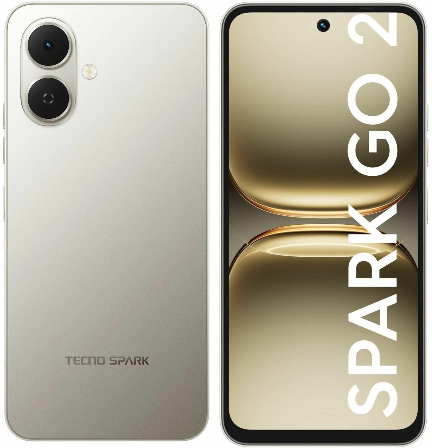 Смартфон Spark Go 2 3/64Gb Grey (KM4 64+3 TITANIUM GREY)