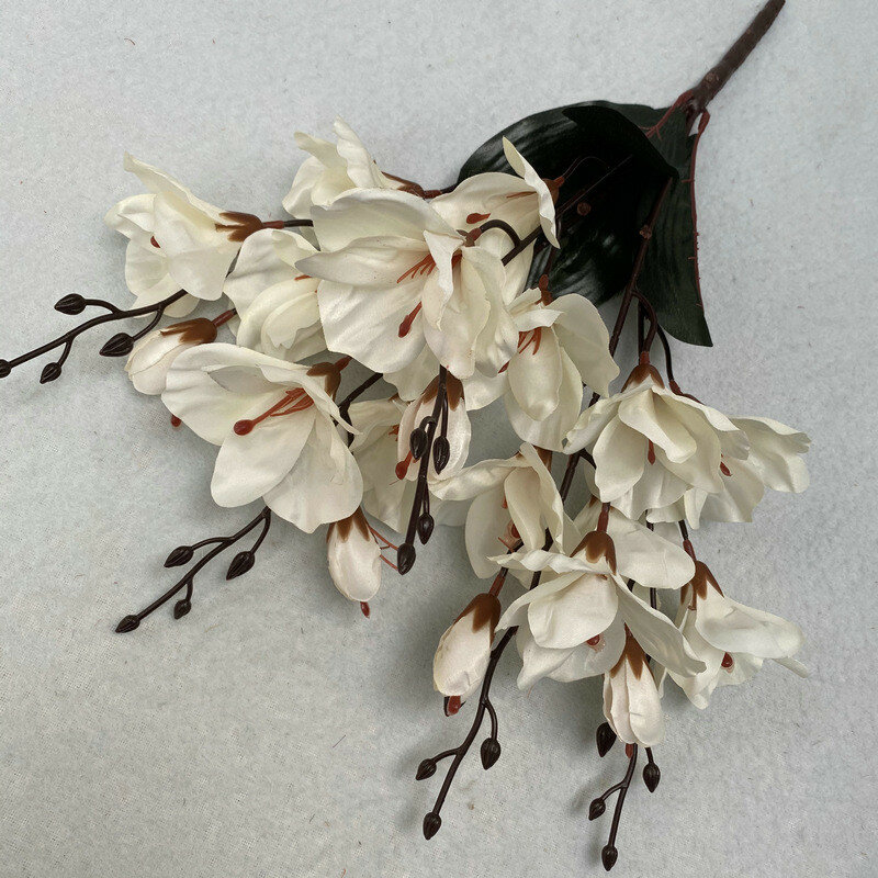 High simulation magnolia flower bouquet for wedding decor and home styling