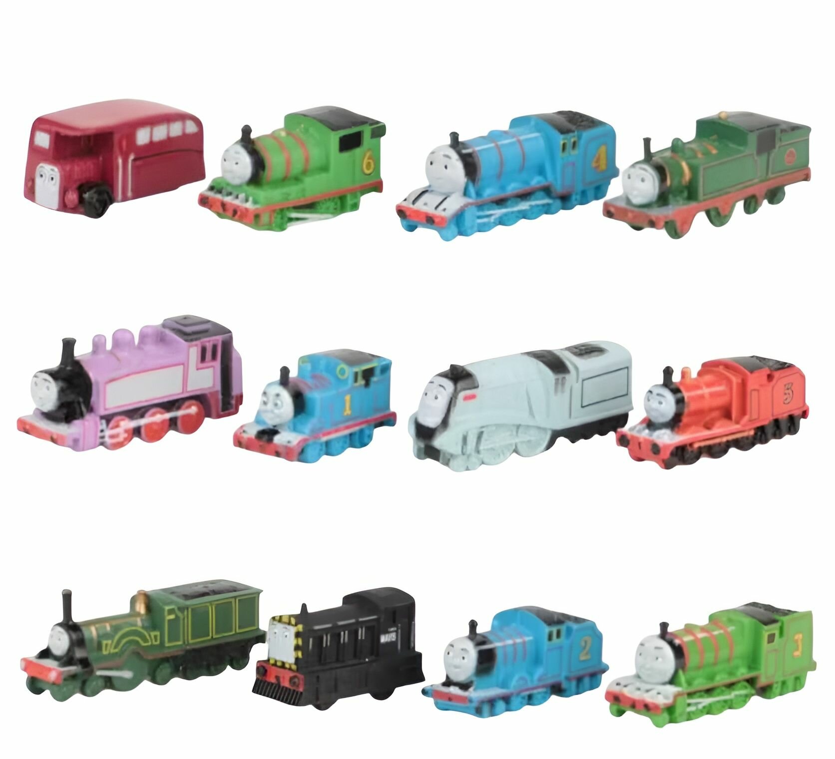 Набор паровозиков Томас и его друзья 12 шт — фото 1