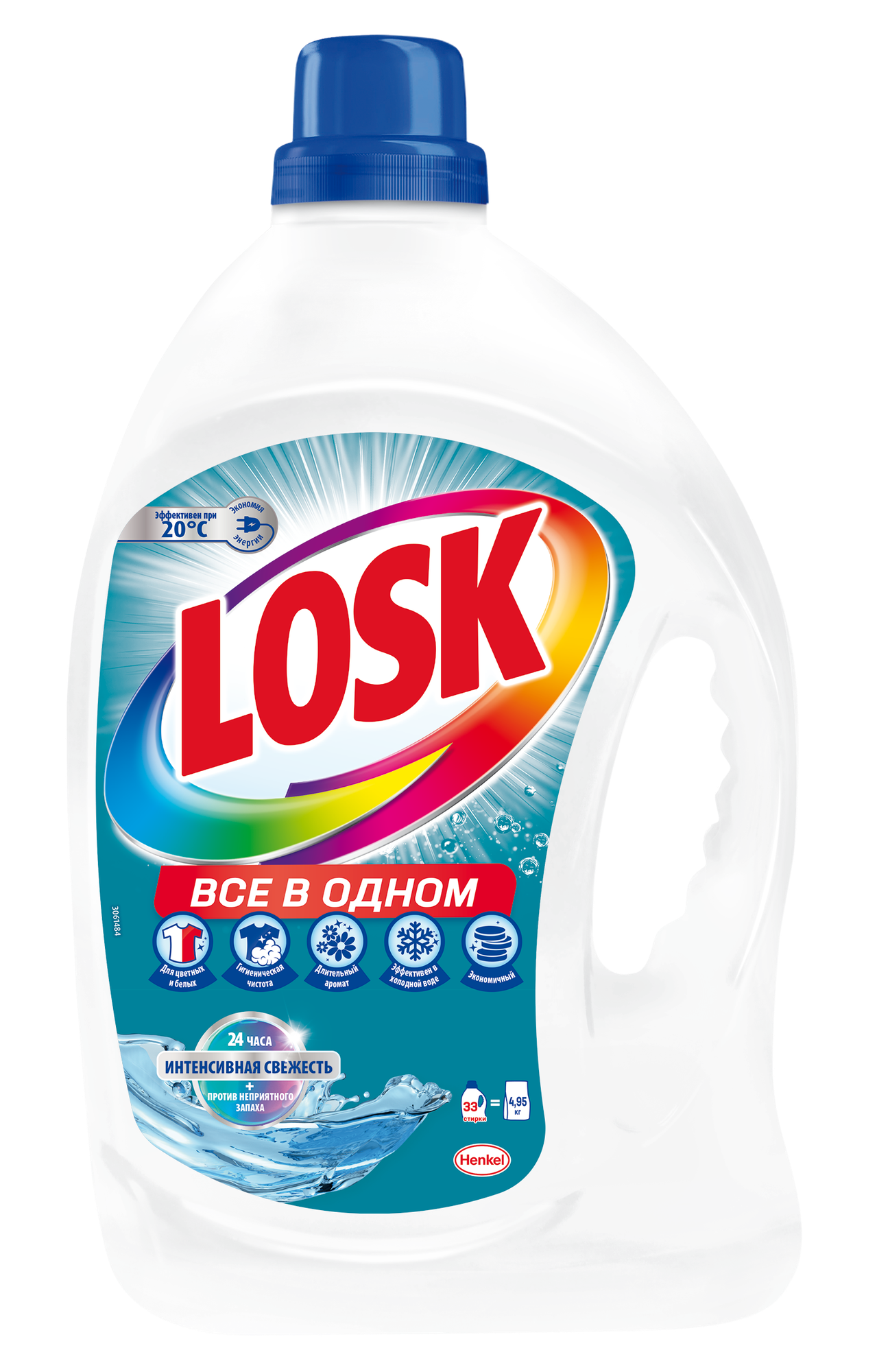 Гель для стирки Schwarzkopf&Henkel "Лоск Интенсивная свежесть", 2.145 л