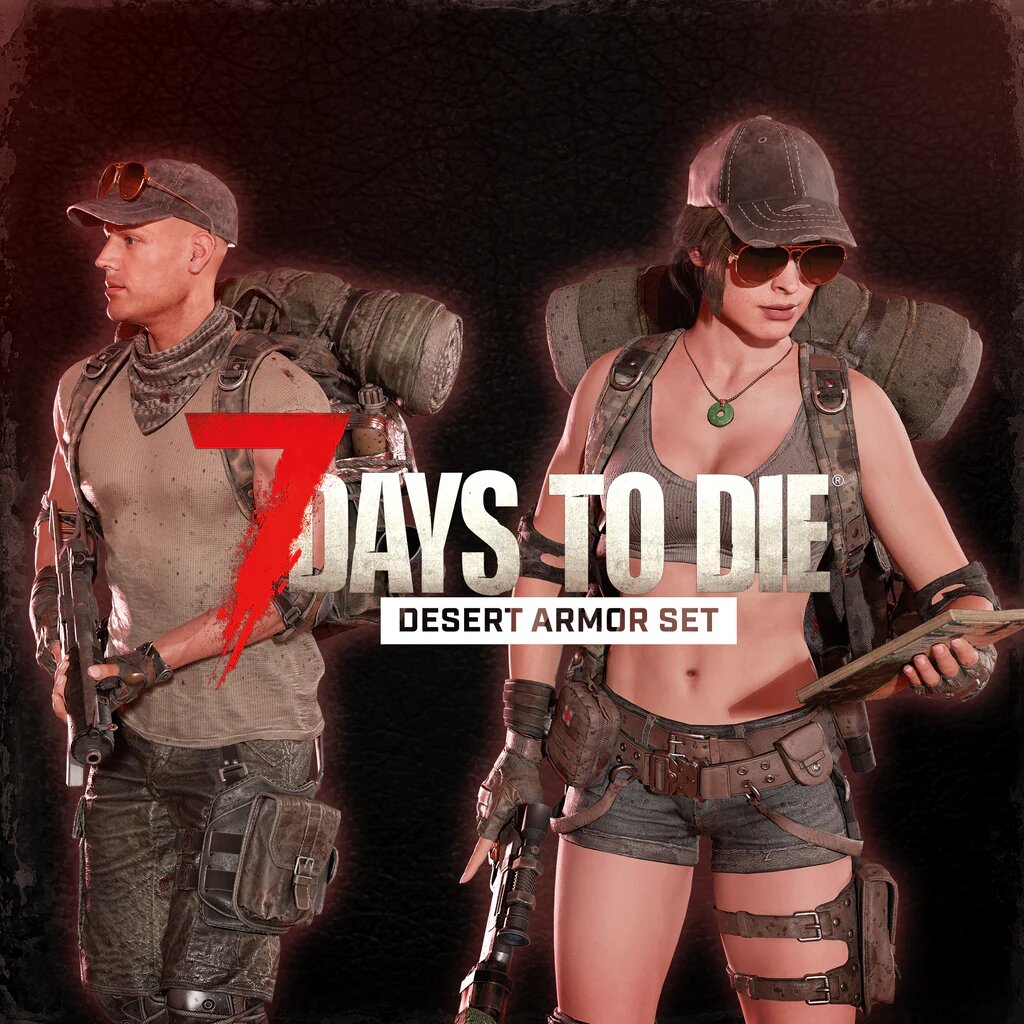 Дополнение 7 Days to Die - The Desert Armor Set, цифровое издание PlayStation 5, регион Турция / код пополнения баланса