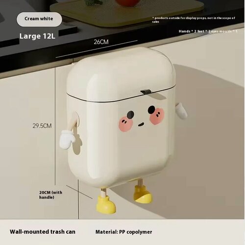 Изображение товара Мультяшный подвесной мусорный бак 12 л