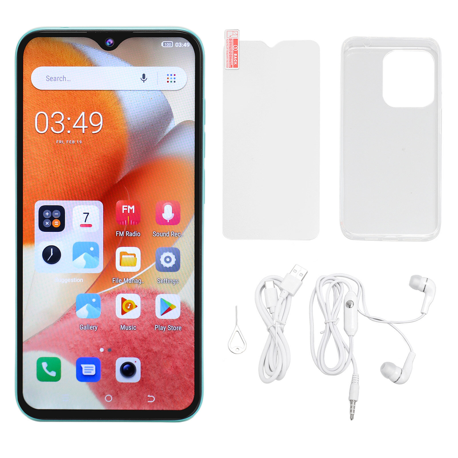Смартфон 6,28 дюйма, Android 13, 6 ГБ ОЗУ, 64 ГБ ПЗУ, 1440x3200, 6800 мАч, Dual SIM, 4G LTE, ультрат