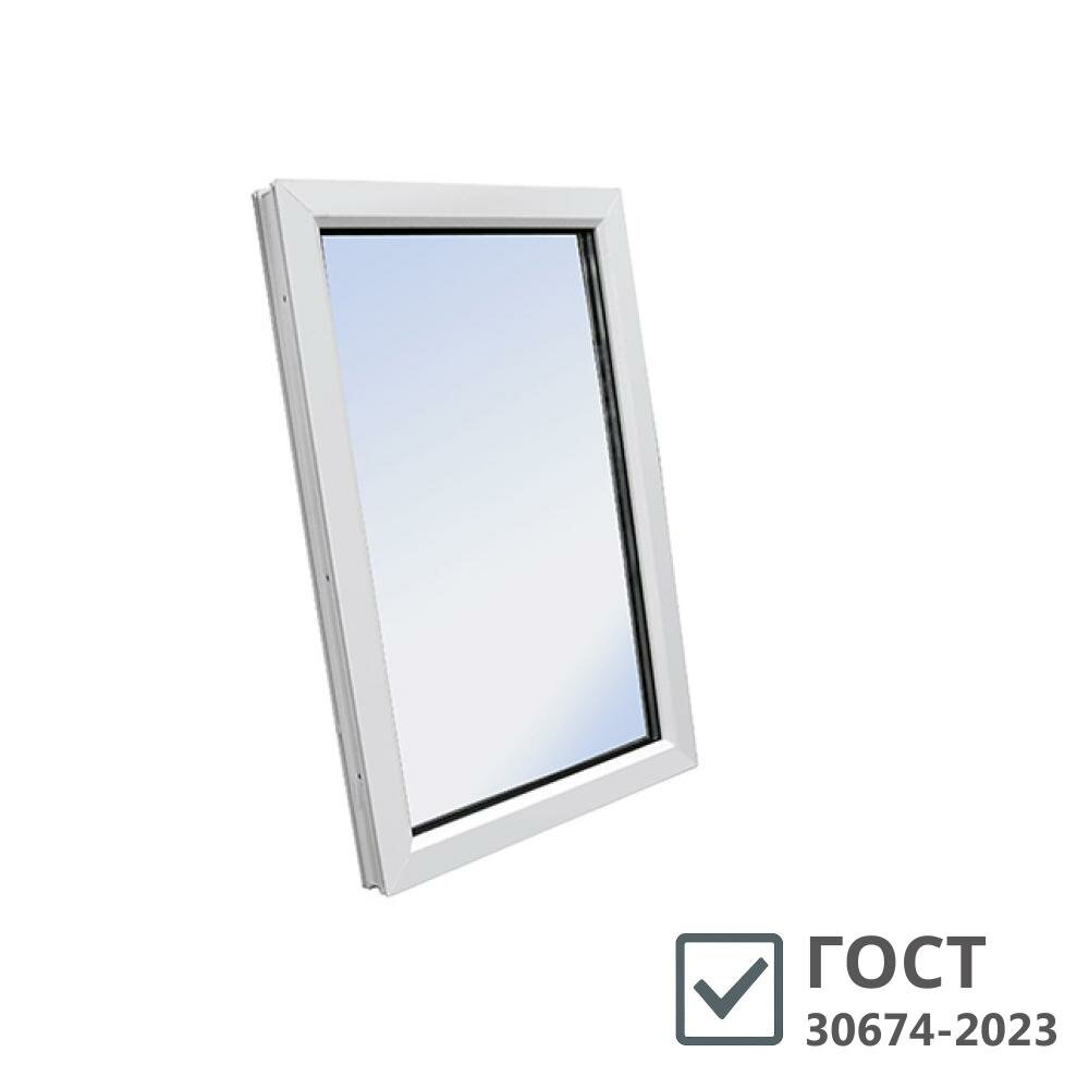 Пластиковое окно VEKA WHS Halo 60 1160х1000 мм 1 створка глухая однокамерное