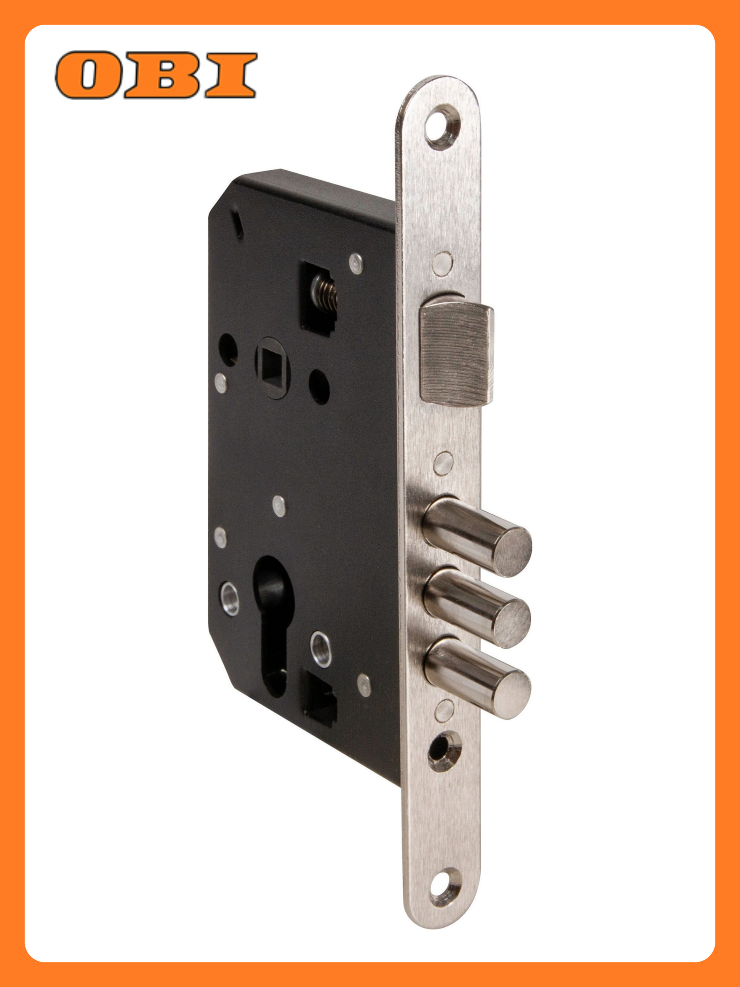 Замок Мэттем ЗВ4  цилиндровый  реверсивная защелка  для противопожарных дверей