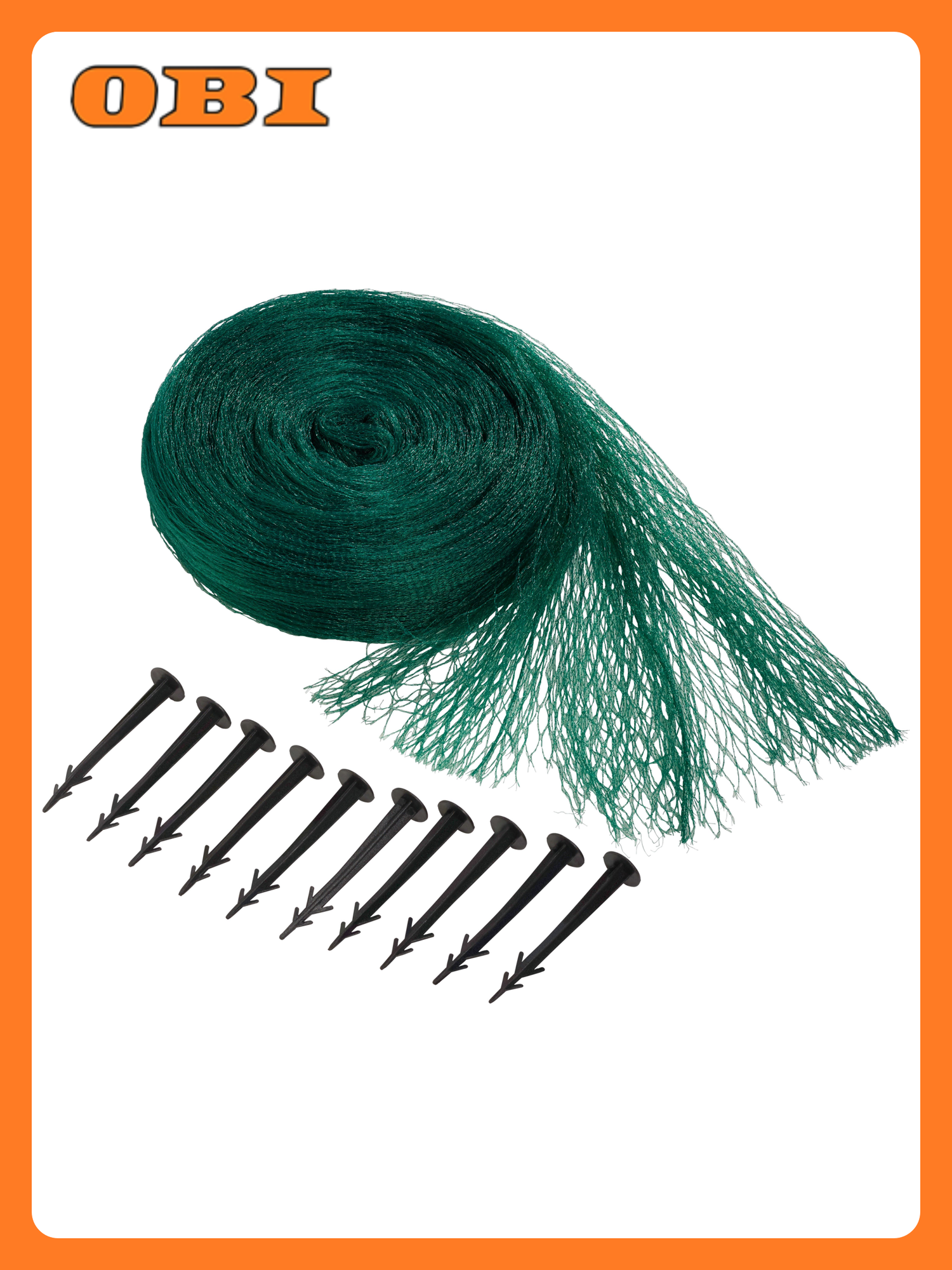 Сетка для пруда OBI 5x4м защита от загрязнений устойчивость к погодным условиям