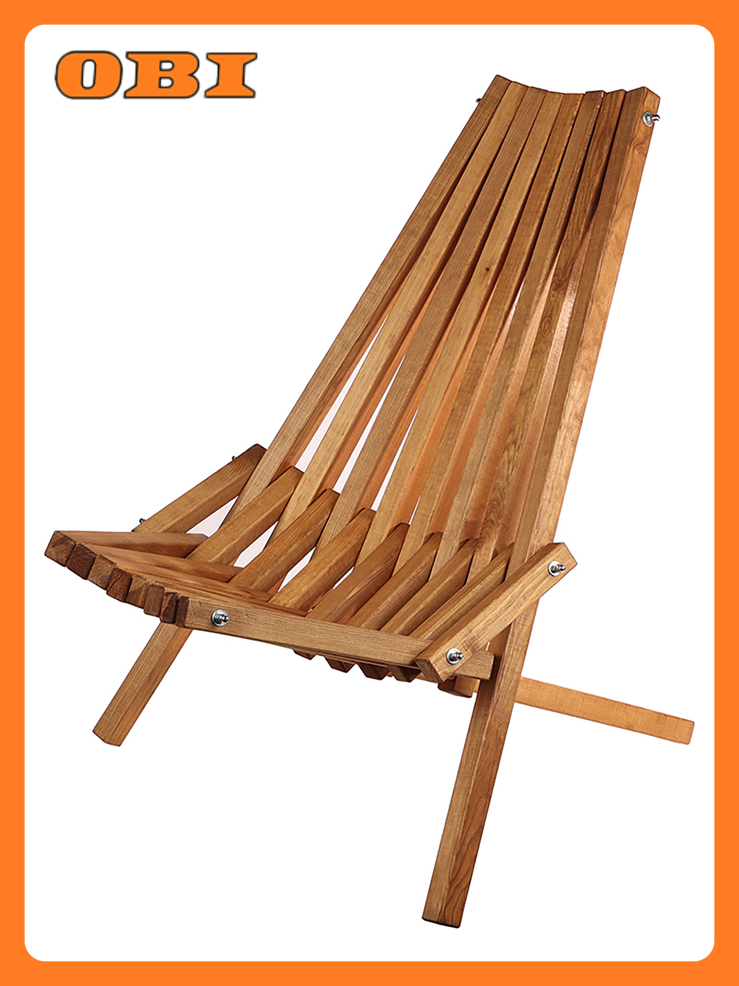 Кресло-шезлонг DYATEL прерия / кентукки сосна (цвет дуб) 92х58х43 см