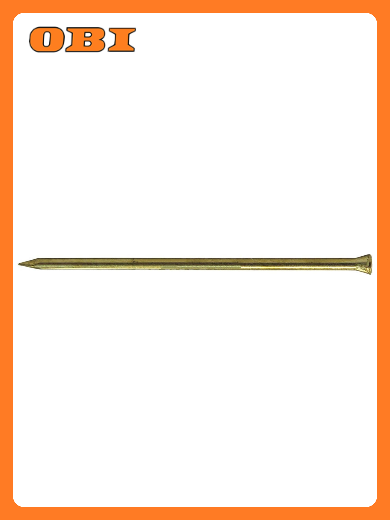 Гвозди финишные Стройбат латунь 14х25 мм 50 шт