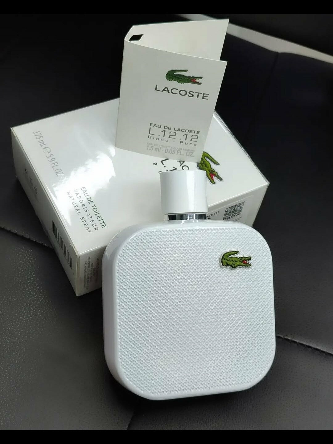 Парфюмерная вода Lacoste L.12.12 Blanc, древесно-аромат, мужская, 100мл