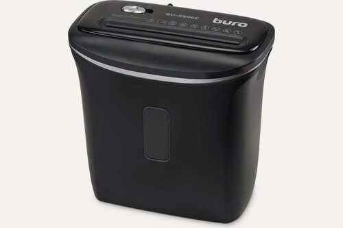 Изображение товара Уничтожитель бумаг (шредер) Buro Home BU-S506C, черный, мощность 322Вт, объем 12л, 5 листов за раз