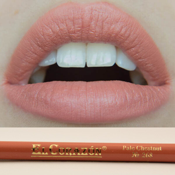 El Corazon Карандаш для губ №268 Pale Chestnut — фото 1