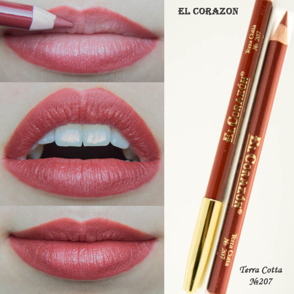 El Corazon Карандаш для губ №207 Terra Cotta