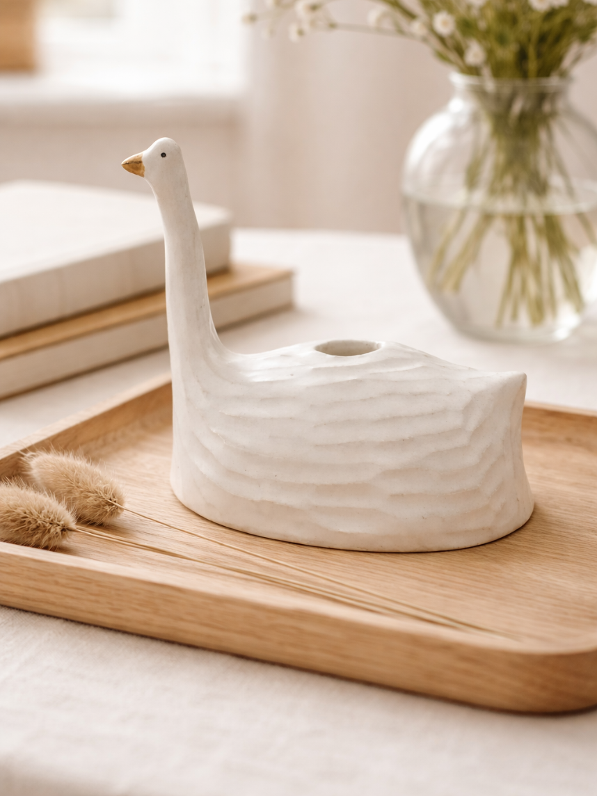 Подсвечник «Лебедь» — фото 1