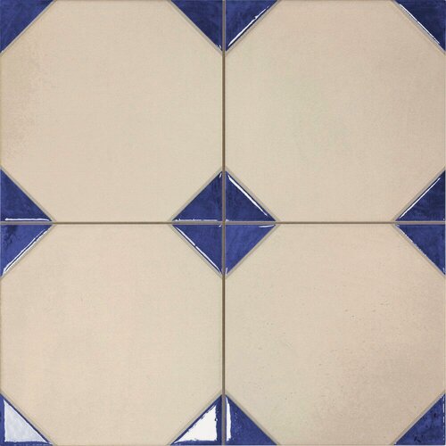 Изображение товара Керамический гранит Realonda Dover Sand Cobalt 33х33 , квадратная, узор, матовая,33*33 см (цена за 1 м2)