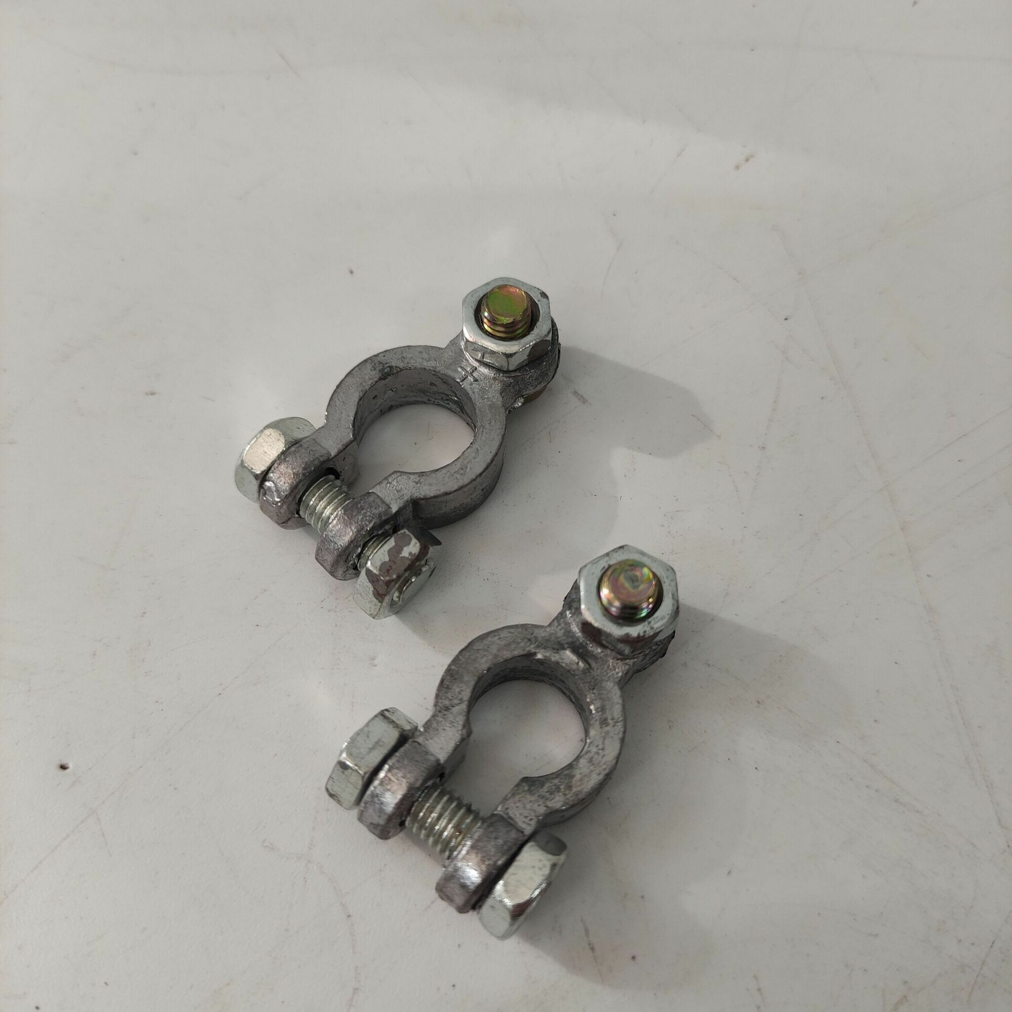 Клеммы 40А "+" и "-" R180/190/195 на тяжелый мотоблок и мототрактор (1 пара)