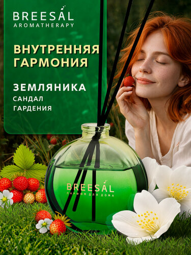 Изображение товара Диффузор для дома с палочками Breesal Arome Sticks Ароматизатор для дома, Внутренняя гармония 70 мл